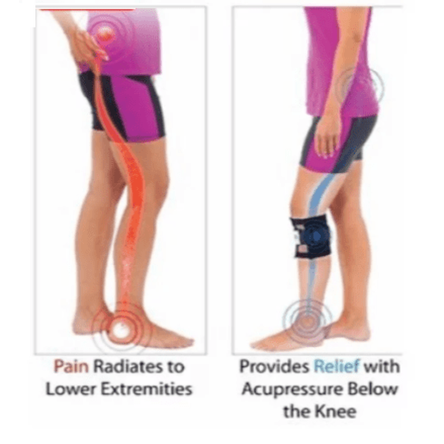 Sciatic Nerve Brace ~ Sciatica Acupressure Leg & Back